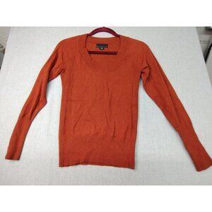 Attention Women's Red Round Neck Long Sleeve Casual Knit Sweater XS/EC USED